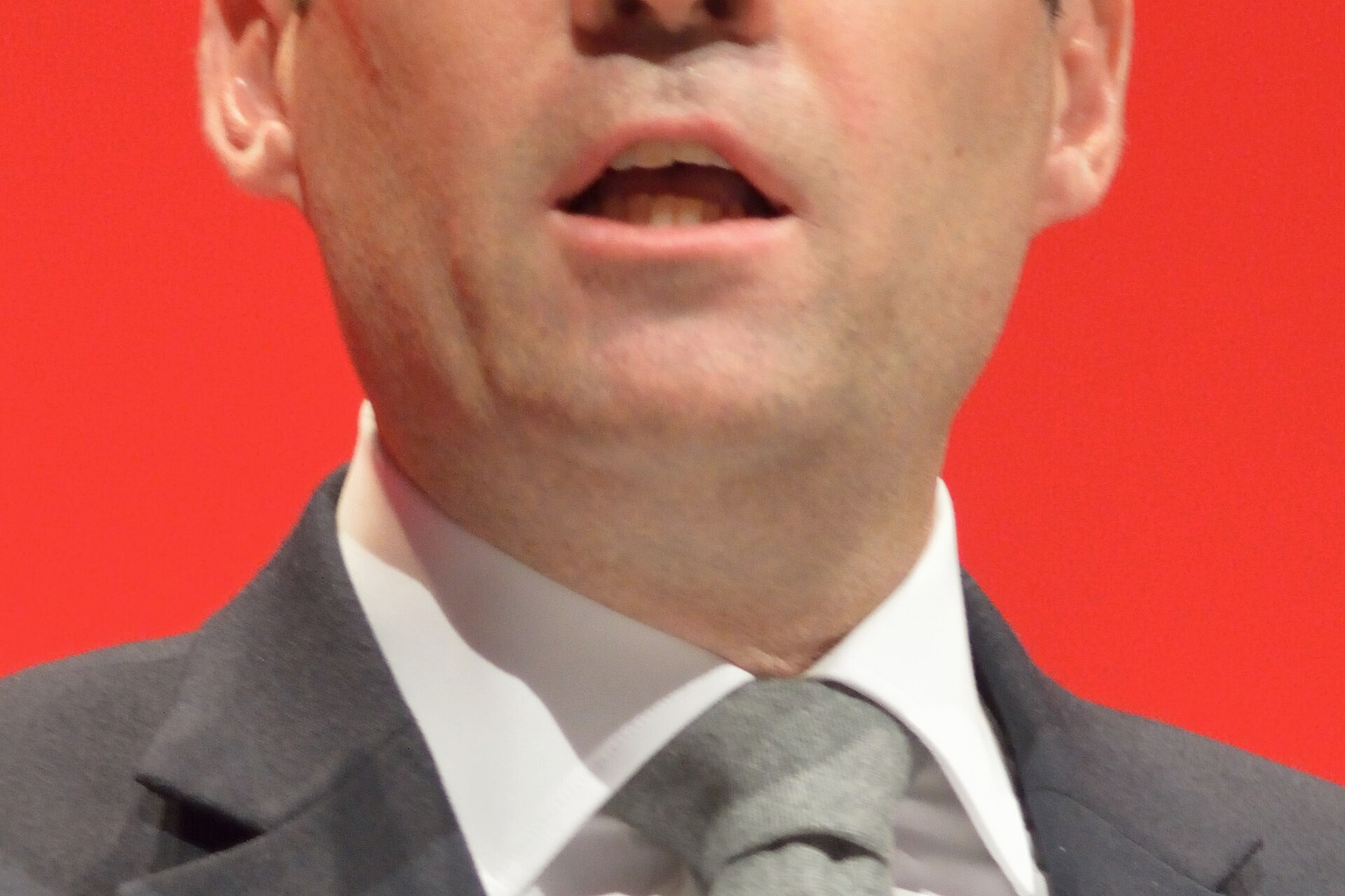 Andy Burnham giving his final Shadow Home Secretary speech at the 2016 Labour Party Conference in Liverpool. Burnham had already announced he would be standing in the Mayor of Greater Manchester election in 2017.