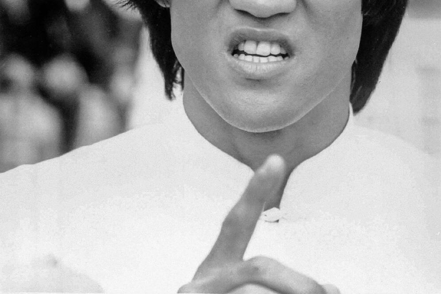 Photo of Bruce Lee distributed by the Associated Press after his death