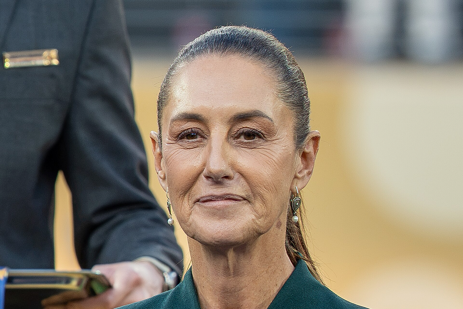 Claudia Sheinbaum during Argentina vs Spain at the 2026 FIFA World Cup Final