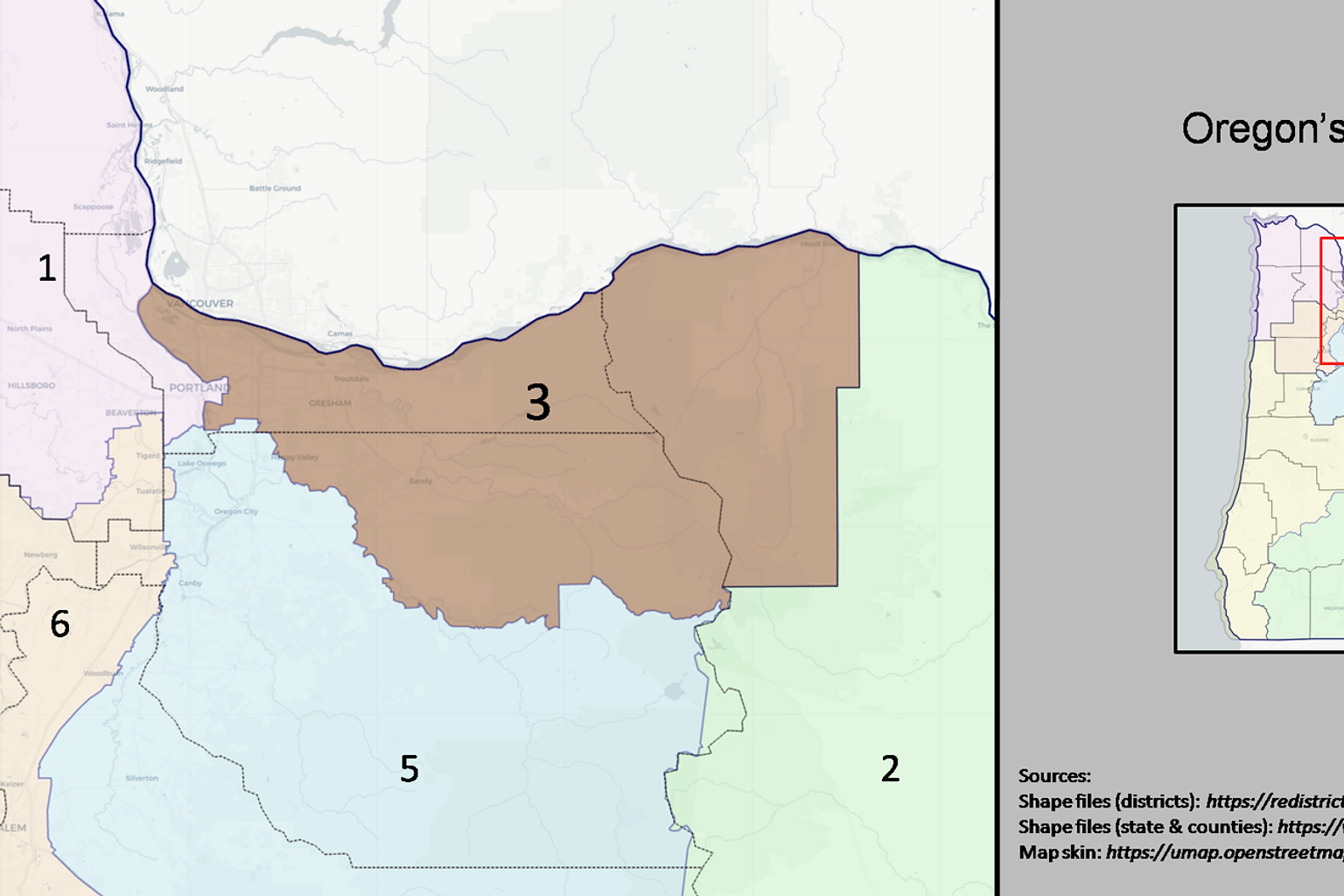 Oregon's 3rd congressional district (since 2023)