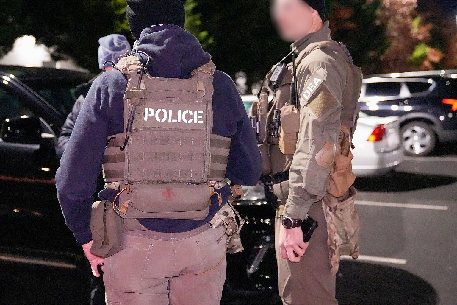 Customs Enforcement in a licensed editorial photograph.