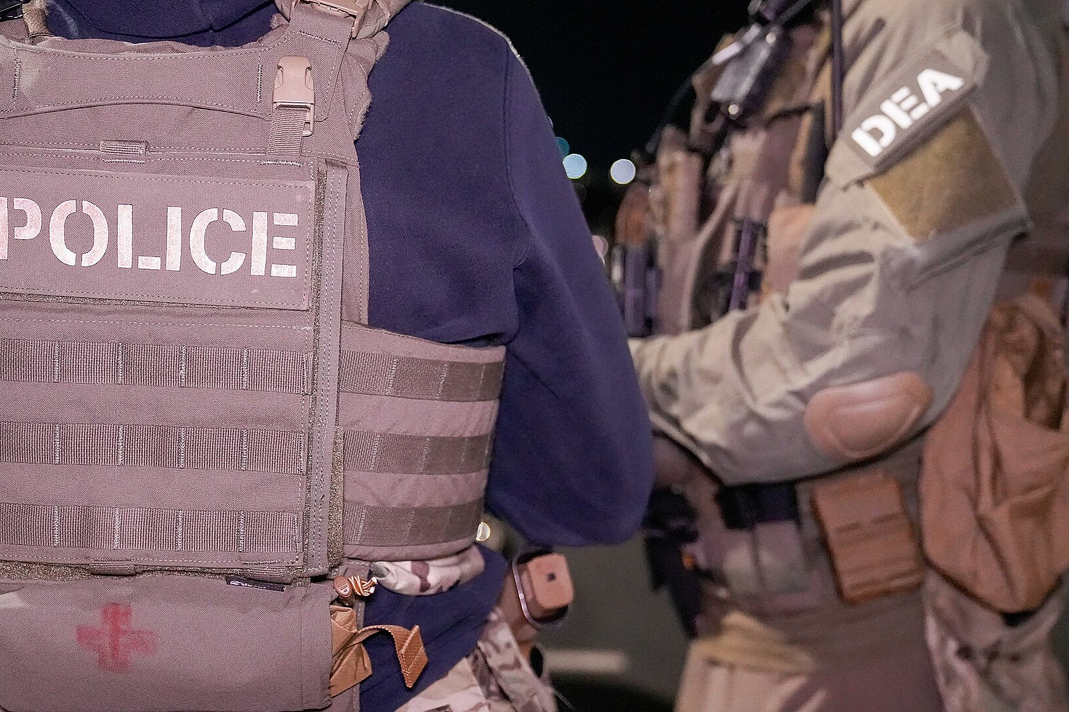 Customs Enforcement in a licensed editorial photograph.