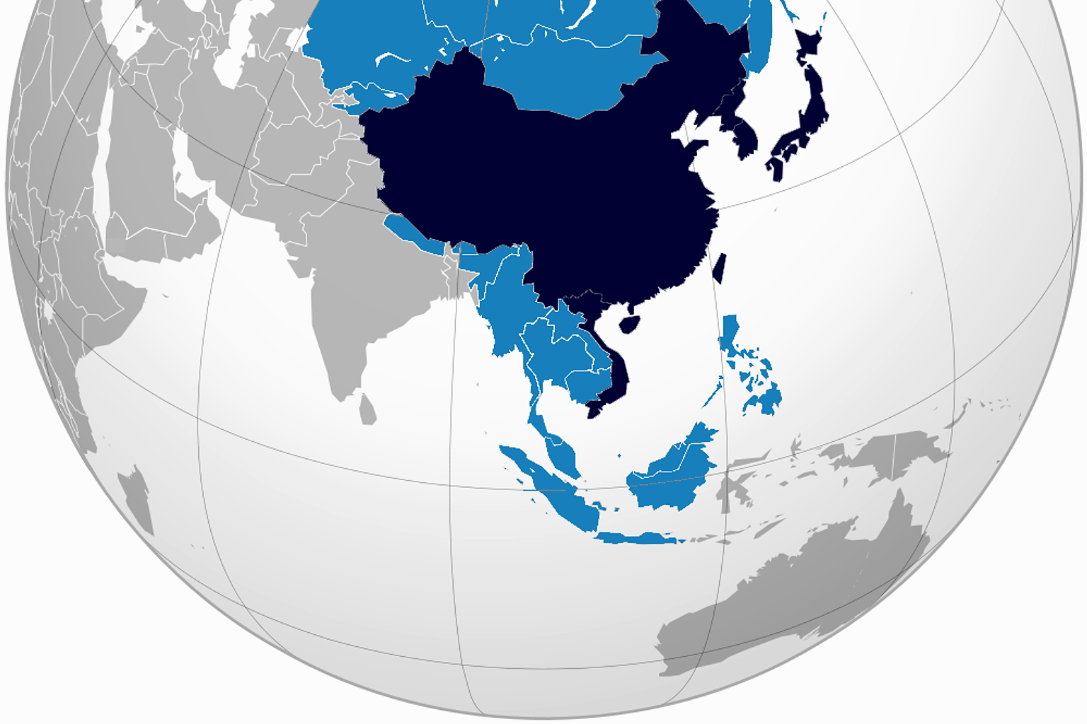 The factual accuracy of this map or the file name is disputed. Reason: This version was defined by the much broader definition of "all nations of East Asia", which doesn't show in the filename. A much more narrow variant of "Nations at least partially in the Chinese Cultural Sphere " can be found here: File:East Asian Cultural Sphere.png The scope of the East Asian Cultural Sphere.