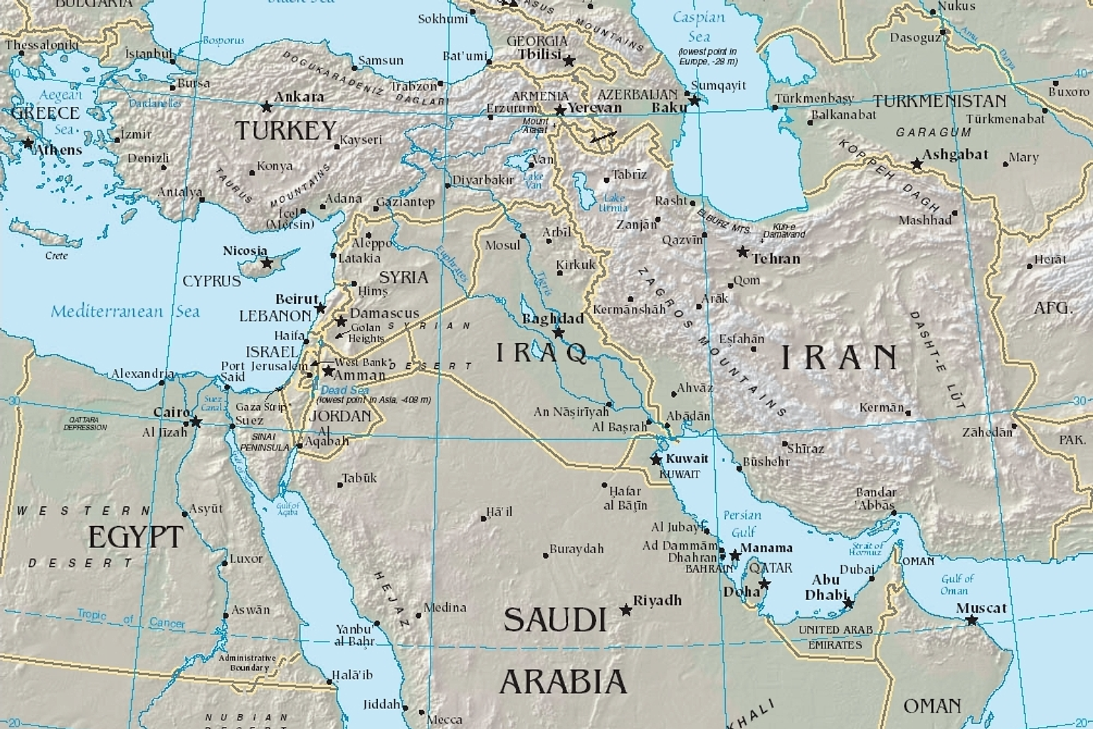 Middle East in a licensed editorial photograph.