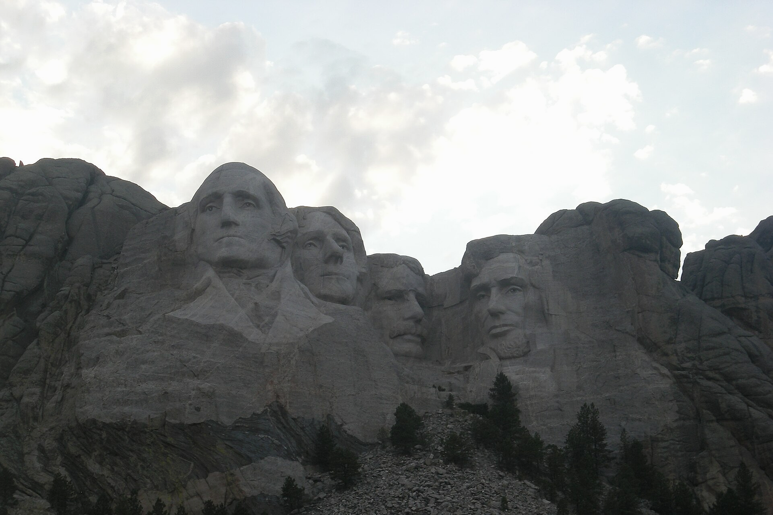Mount Rushmore in Keystone , South Dakota ( United States ).