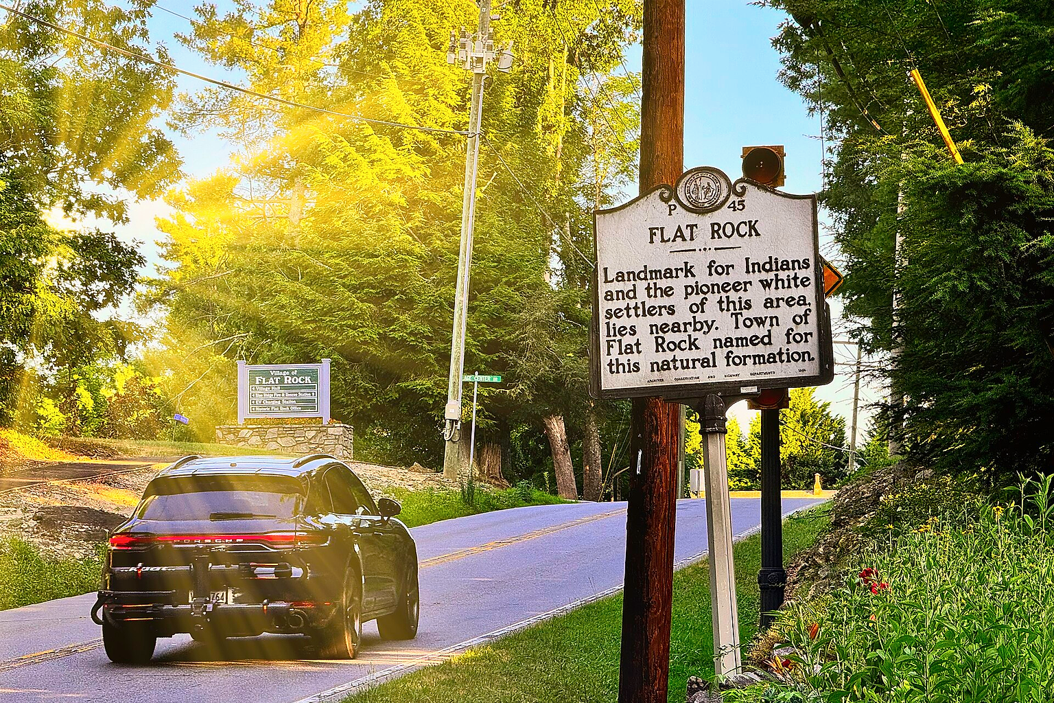 Flat Rock, North Carolina, in Henderson County