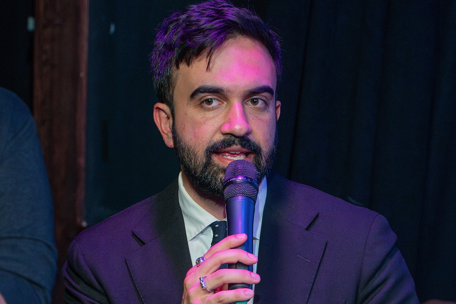Zohran Mamdani at Caveat on May 25 2025