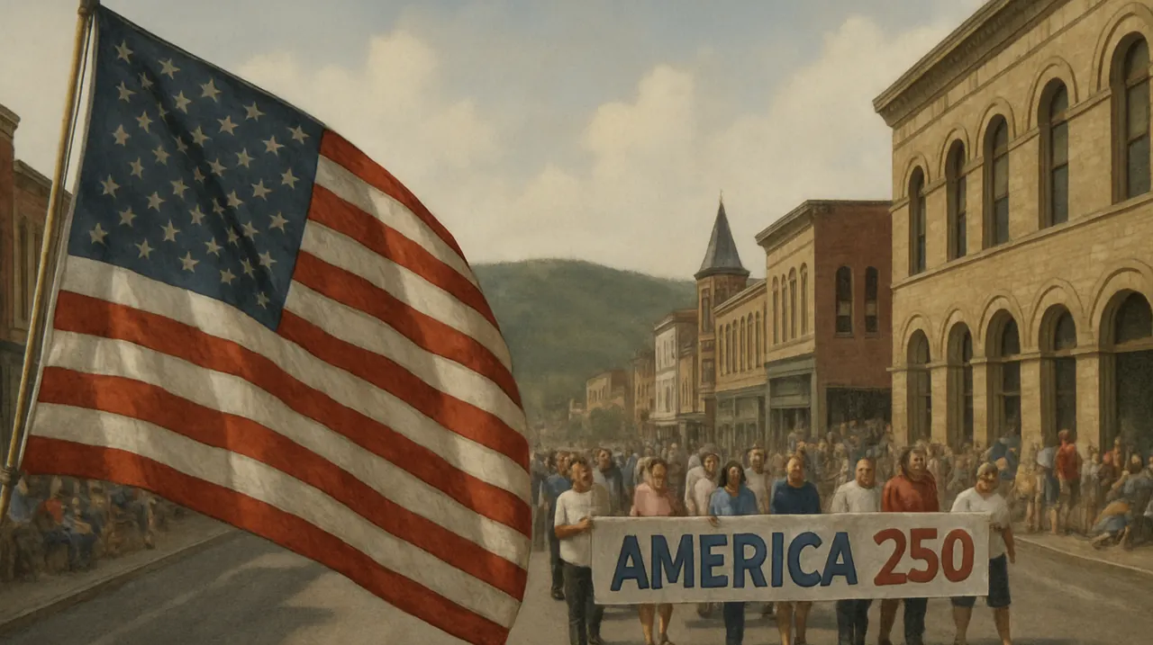 Editorial image for Small-Town America Unites at America 250 Parade in Cumberland, Maryland