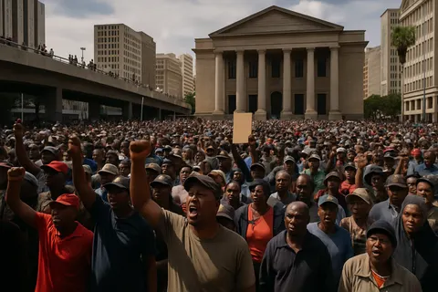 Editorial image for Thousands Protest in South Africa on Anti-Migrant Deadline Day