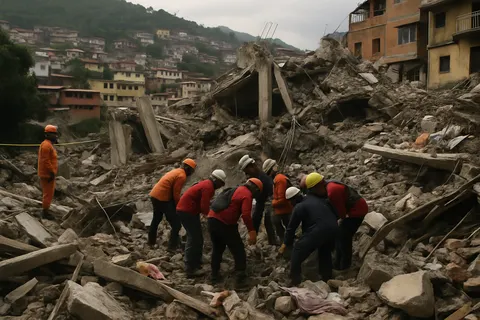 Editorial image for Rescuers Continue Recovering Bodies as Venezuela Death Toll Increases