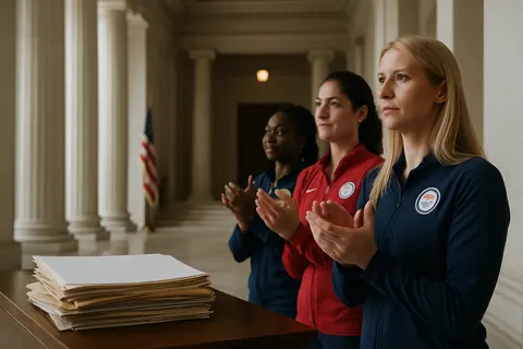 Editorial image for US Women Olympians Applaud Supreme Court Ruling Protecting Women's Sports