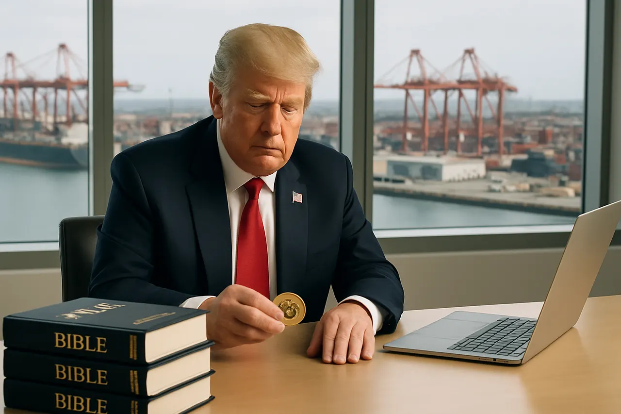 Editorial image for Trump Earned Over $1 Billion from Cryptocurrency in First Year Back in Office