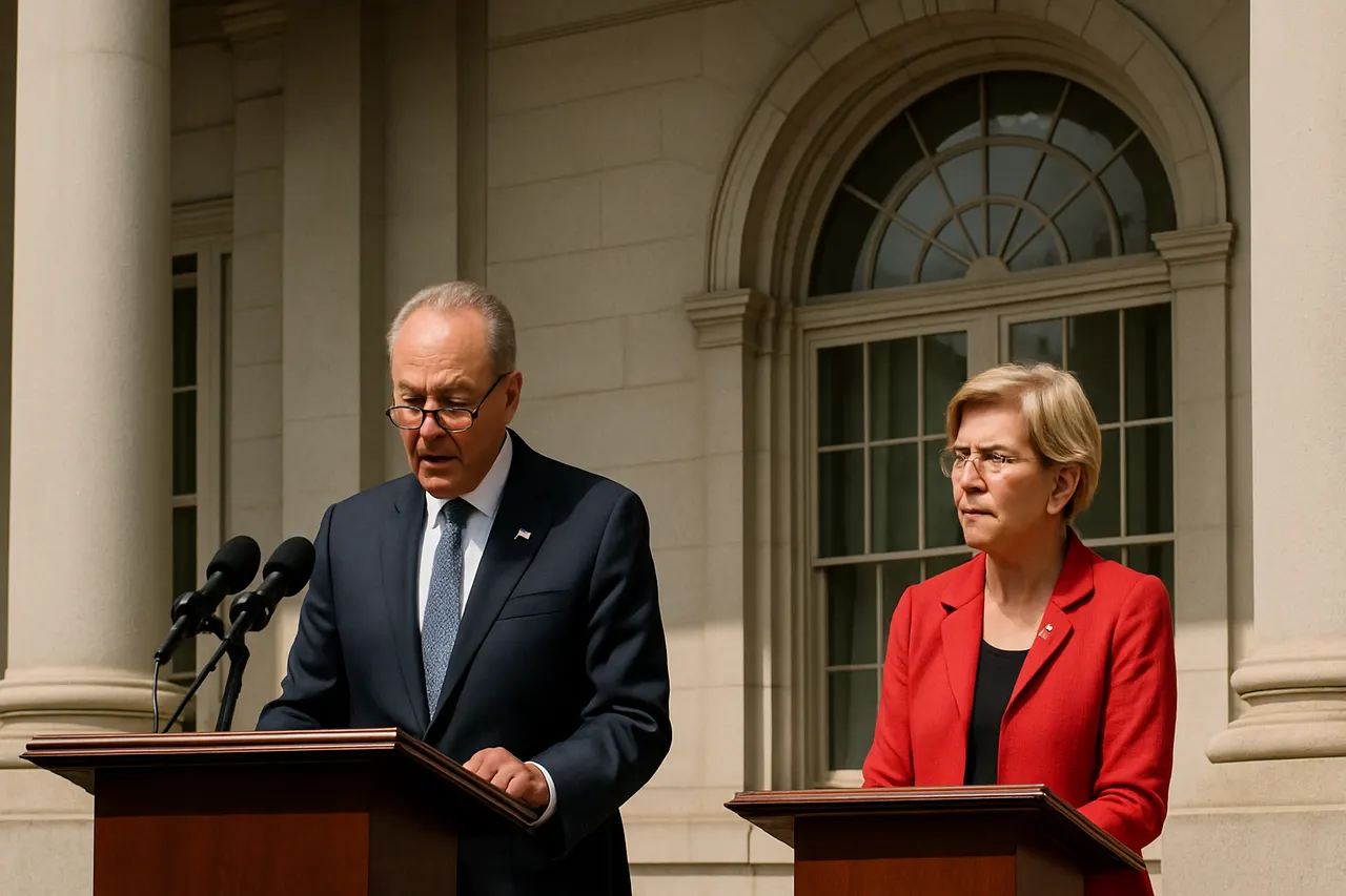 Editorial image for Warren and Schumer Vie for Influence Over Democratic Party’s Future