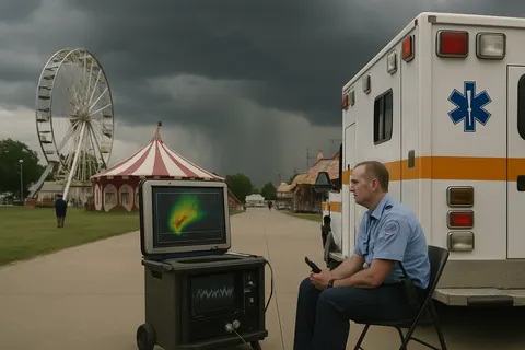 Editorial image for Trump’s Great American State Fair Faces Sparse Attendance and Early Closure Amid Heat and Storm