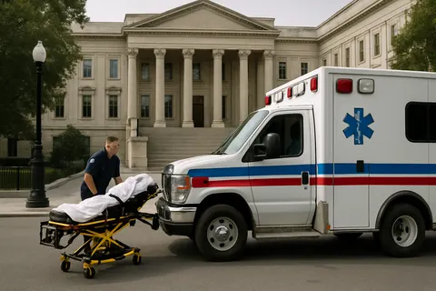 Editorial image for EMS Responded to Unconscious Person at Mitch McConnell’s Home Before Hospitalization