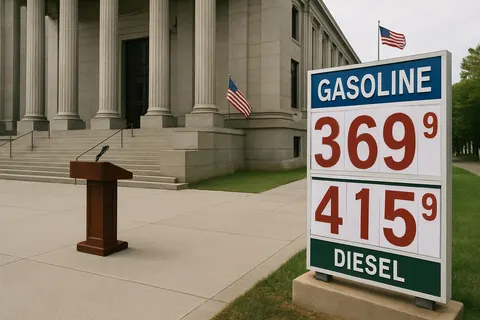 Editorial image for Trump Says Gas Prices Aren't Falling Fast Enough Ahead of Fourth of July