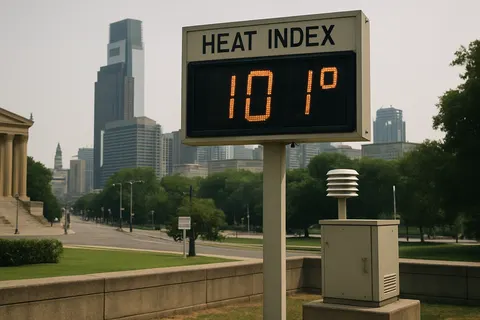 Editorial image for World Cup Fans Face Intense Heat Dome in Philadelphia Ahead of Paraguay-France Match