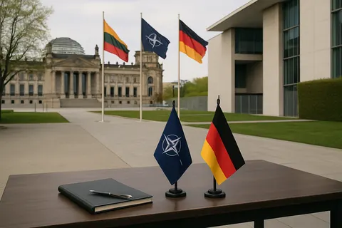 Editorial image for Germany’s Merz Defends Defense Spending Amid Trump Criticism at Baltic Meeting