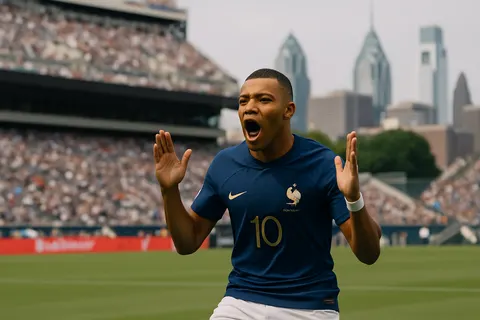 Editorial image for Kylian Mbappé’s Seventh World Cup Goal Propels France Past Paraguay in Intense Round of 16 Match
