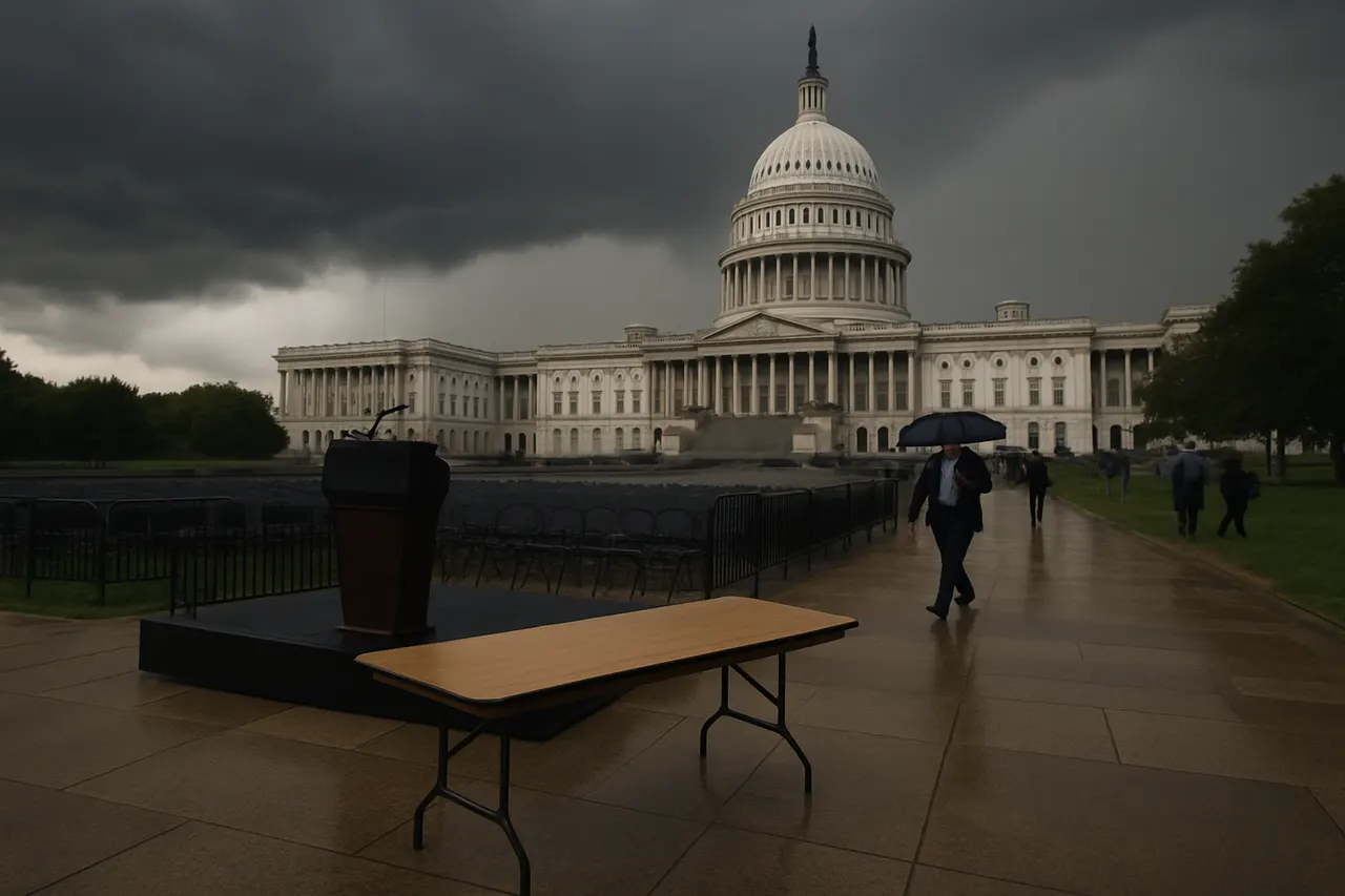 Editorial image for Thunderstorm Forces Evacuation at Trump’s 250th US Birthday Celebration in Washington DC