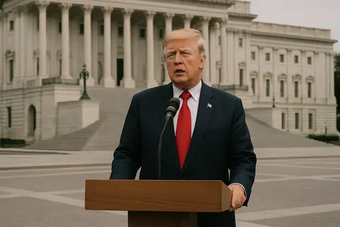 Editorial image for Trump Praises Americans as ‘Historic and Heroic’ in 250th Anniversary Speech