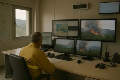 Editorial image for Wildfires Ravage European Forests Amid Rising Temperatures and Arrest Made