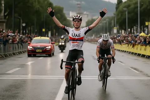 Editorial image for Pogačar Responds to Rival as Teammate Isaac del Toro Wins Stage Two of Tour de France