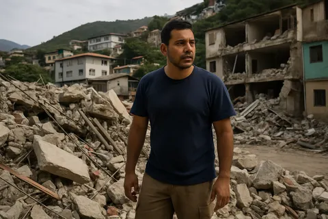 Editorial image for Ex-Firefighter Jesus Garcia Rescues Father and Brothers After Venezuela Earthquakes