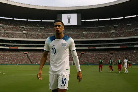 Editorial image for Ten-Man England Edge Mexico 3-2 at Azteca to Reach World Cup Quarter-Finals