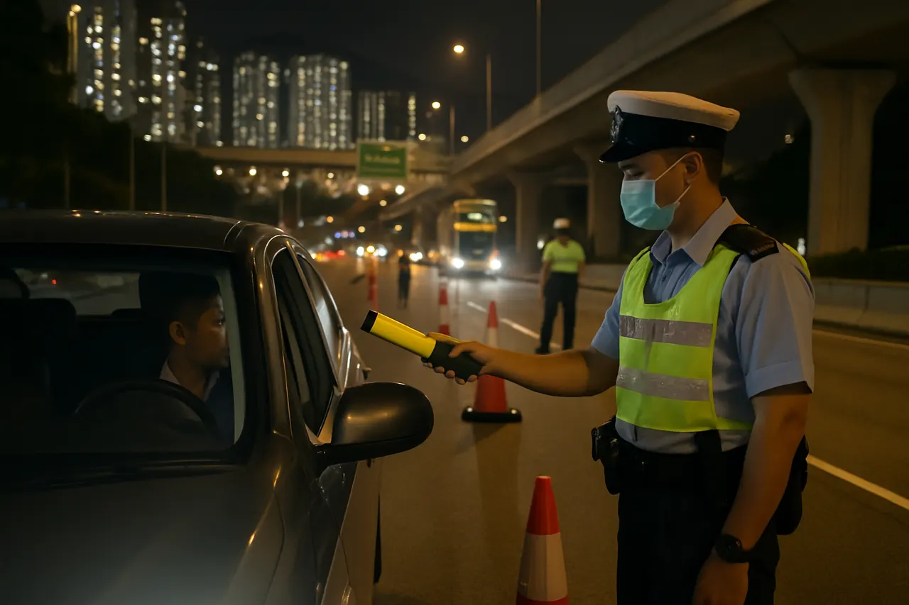Editorial image for Hong Kong Police Arrest 13 in Drink and Drug Driving Crackdown During World Cup