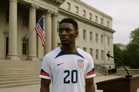 Editorial image for Donald Trump Intervenes to Keep Folarin Balogun Eligible for U.S. World Cup Match