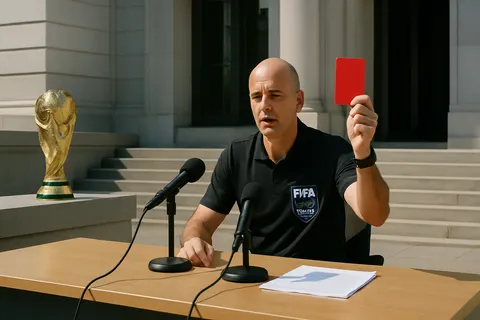Editorial image for FIFA Supports Referee Raphael Claus Amid Criticism from Donald Trump