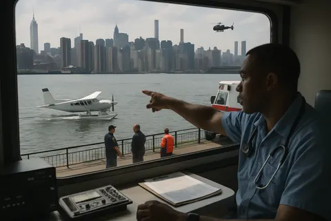 Editorial image for Seaplane Makes Hard Landing in New York City’s East River, Two Minor Injuries Reported