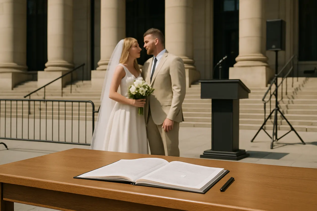 Editorial image for Taylor Swift and Travis Kelce Wed in Star-Studded Ceremony at Madison Square Garden