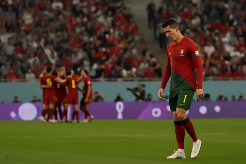 Editorial image for Spain Defeats Portugal to Reach World Cup Quarter-Finals; Ronaldo's Final Match