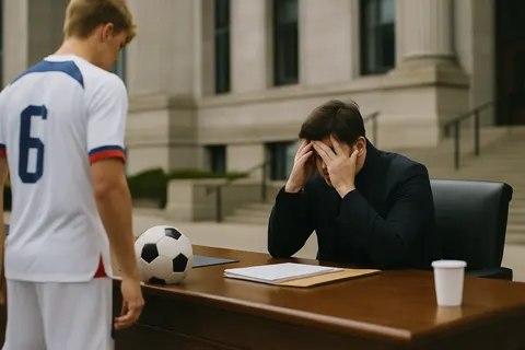 Editorial image for Mauricio Pochettino Reacts in Frustration as USMNT Falls 4-1 to Belgium in Round of 16