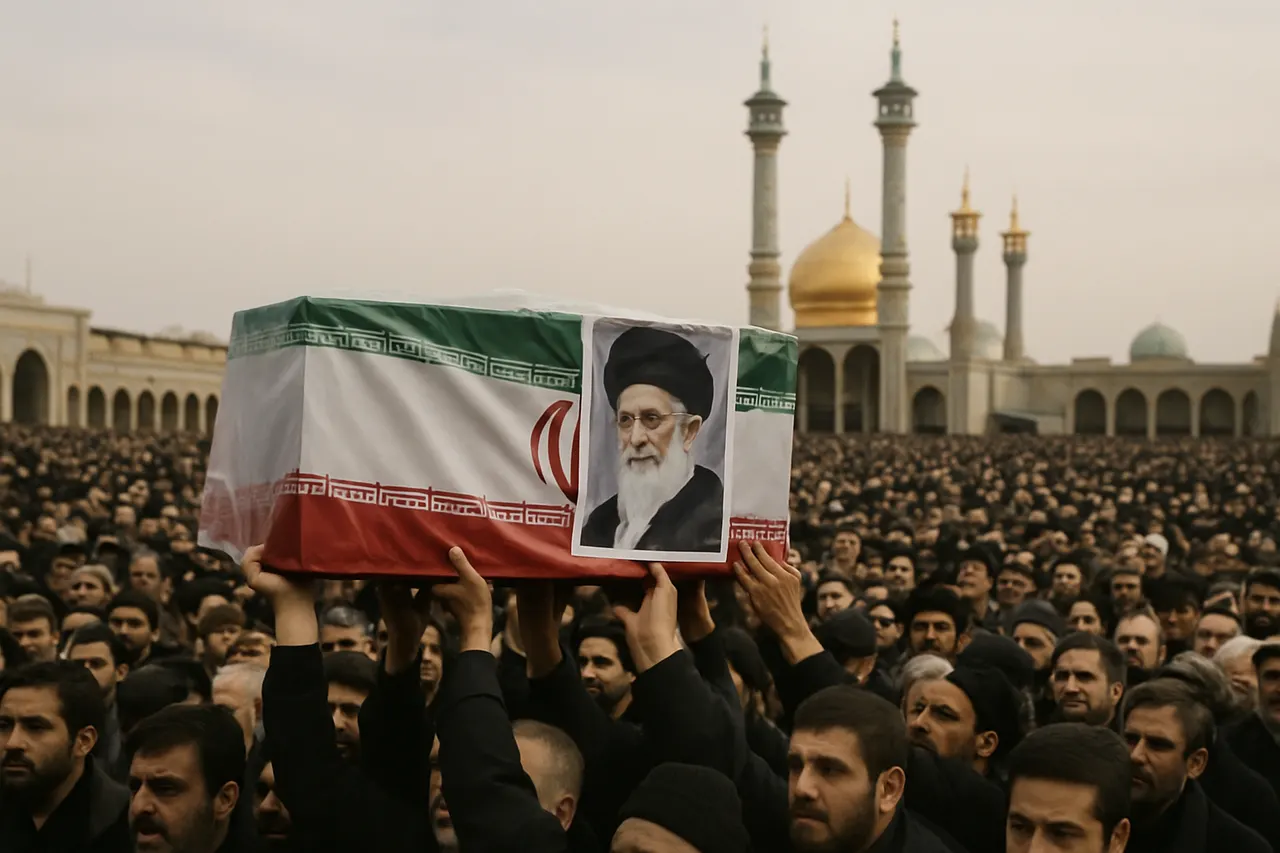 Editorial image for Tens of Thousands Mourn Iran’s Late Supreme Leader Ali Khamenei in Qom