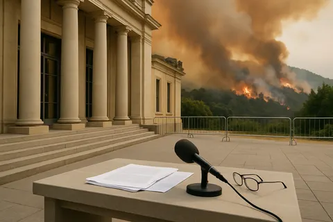 Editorial image for Wildfire in Southern France Forces Evacuation of 10,000 Amid Heatwave