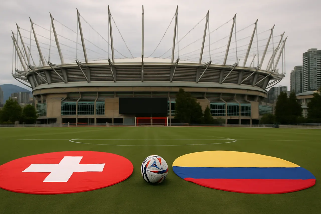 Editorial image for Switzerland and Colombia Clash in FIFA World Cup 2026 Round of 16 in Vancouver