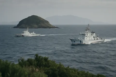Editorial image for Japan and China Coast Guards Clash Near Disputed Senkaku Islands