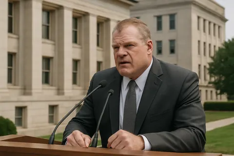 Editorial image for WWE Legend Glenn Jacobs Critiques Biden Immigration Policy Using Wrestling Analogy