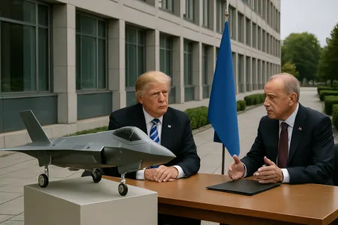 Editorial image for Trump Meets Turkey’s Erdoğan, Discusses F-35 Jet Sale and Ukraine-Russia Conflict