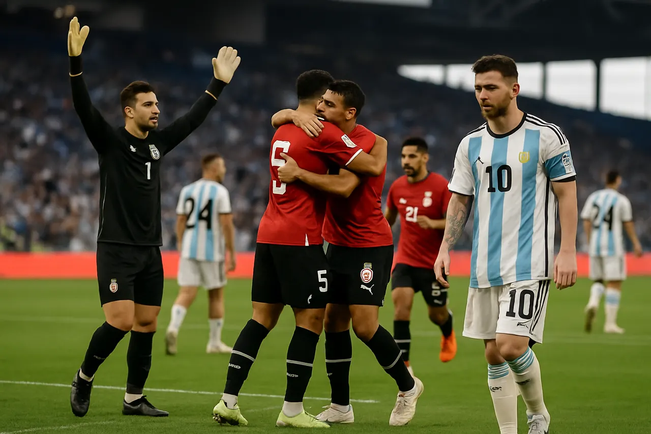 Editorial image for Egypt Leads Argentina After First Half in 2026 World Cup Round of 16