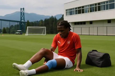 Editorial image for Johan Manzambi to Miss Switzerland's World Cup Last-16 Match Against Colombia