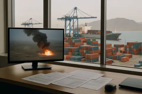 Editorial image for US Launches Airstrikes in Southern Iran Following Attacks on Commercial Vessels