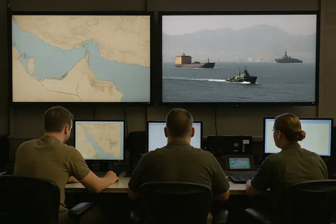 Editorial image for US Launches New Strikes Following Iranian Attacks in Strait of Hormuz