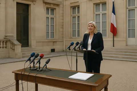 Editorial image for Marine Le Pen Announces 2027 French Presidential Run
