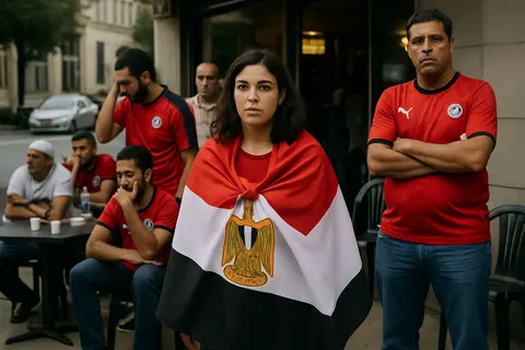 Editorial image for Egypt Fans Celebrate Historic World Cup Run Despite Heartbreaking Loss to Argentina