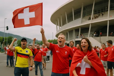 Editorial image for Switzerland Reaches World Cup Quarter-Final for First Time Since 1954