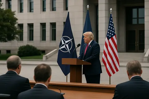 Editorial image for Trump Criticizes NATO Allies and Reaffirms Interest in Greenland at Ankara Summit